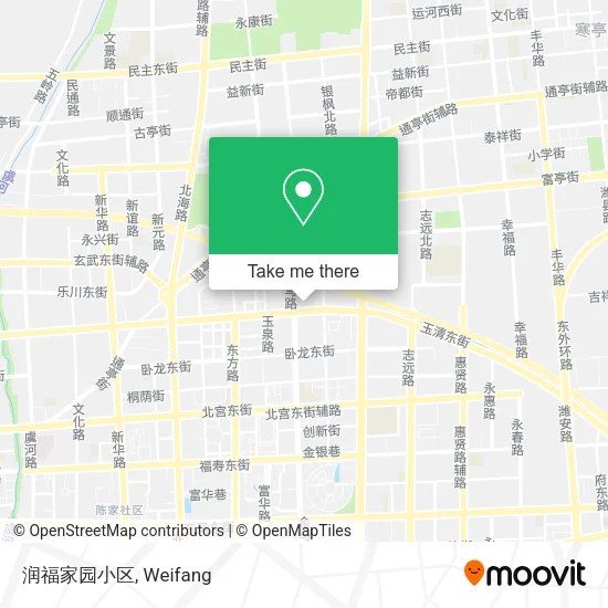 润福家园小区 map