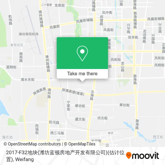 2017-F32地块(潍坊蓝顿房地产开发有限公司)(估计位置) map
