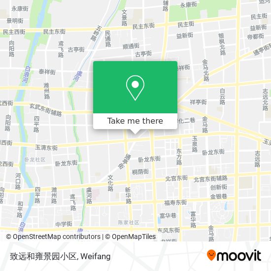 致远和雍景园小区 map