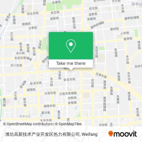 潍坊高新技术产业开发区热力有限公司 map
