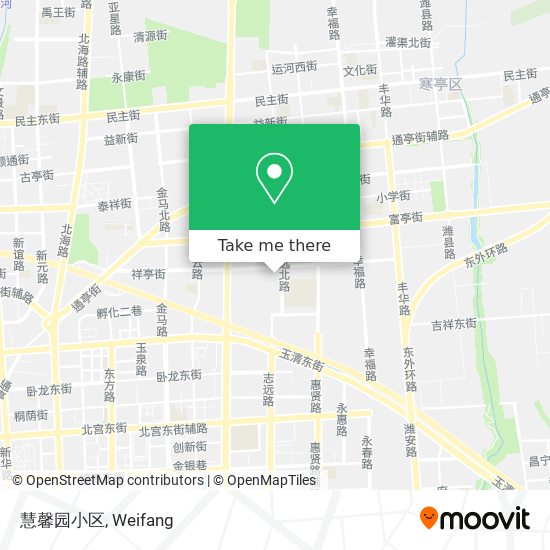 慧馨园小区 map