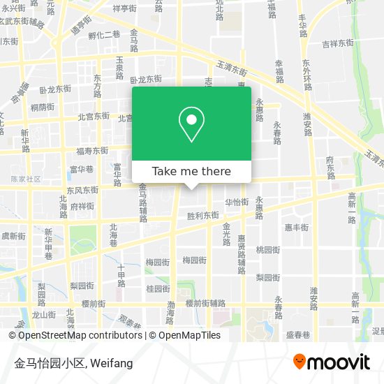 金马怡园小区 map