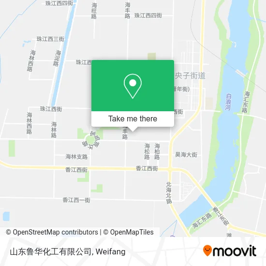 山东鲁华化工有限公司 map