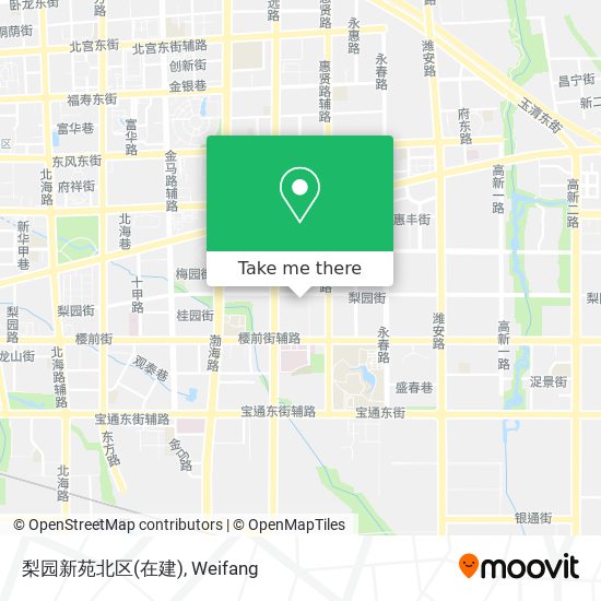 梨园新苑北区(在建) map