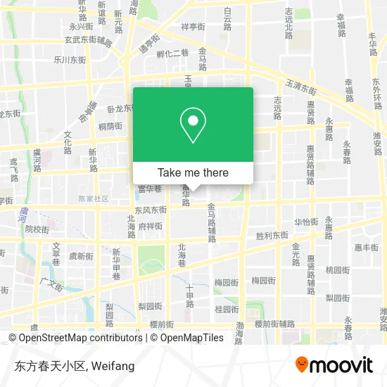 东方春天小区 map