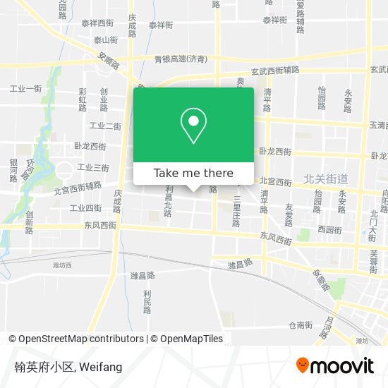 翰英府小区 map