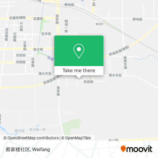 蔡家楼社区 map