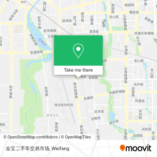 金宝二手车交易市场 map