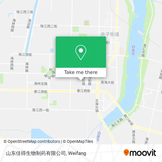 山东佳得生物制药有限公司 map