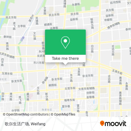 歌尔生活广场 map
