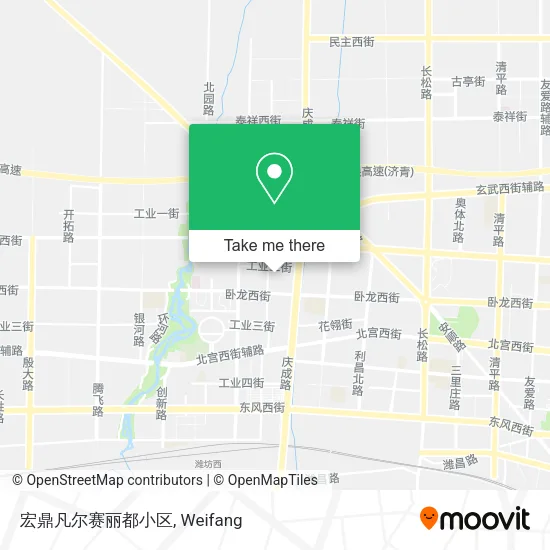 宏鼎凡尔赛丽都小区 map