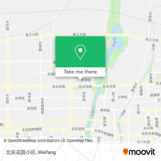 北辰花园小区 map
