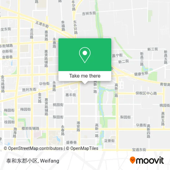 泰和东郡小区 map