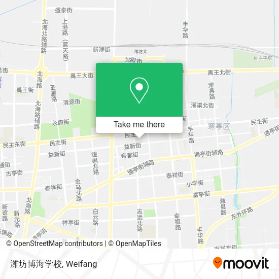 潍坊博海学校 map