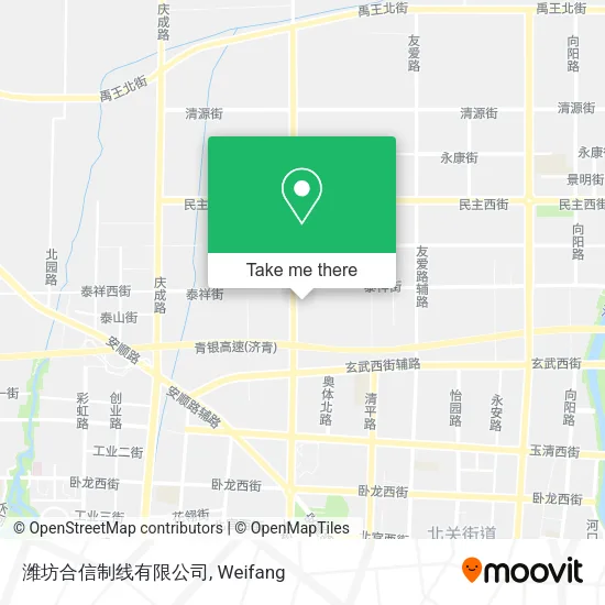潍坊合信制线有限公司 map