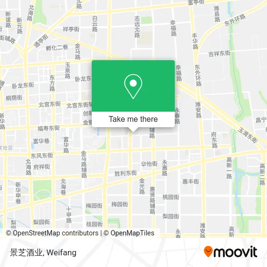 景芝酒业 map