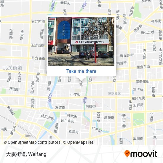 大虞街道 map