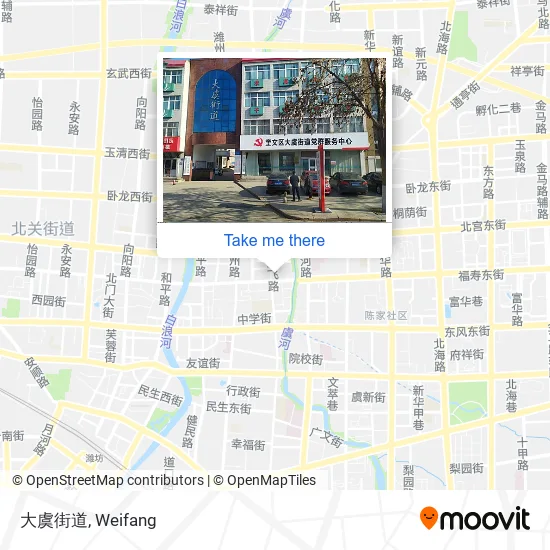 大虞街道 map