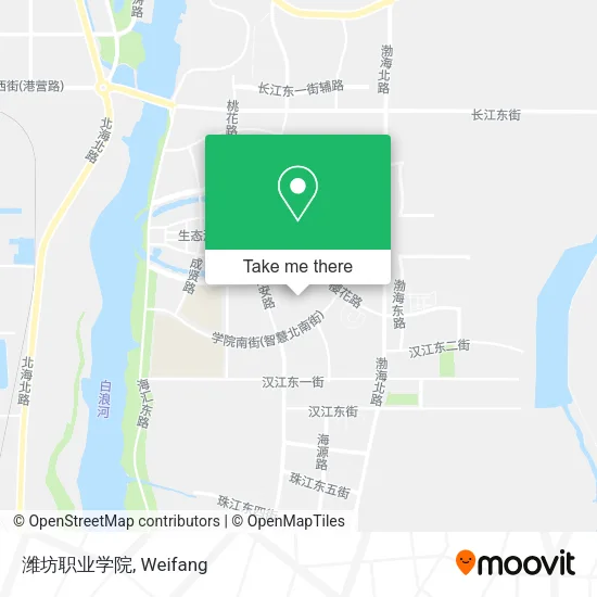 潍坊职业学院 map