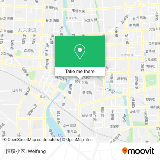 恒联小区 map