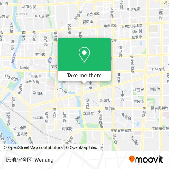 民航宿舍区 map