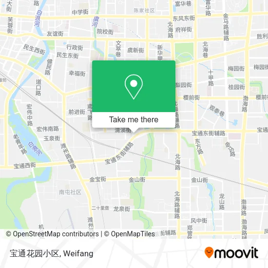 宝通花园小区 map