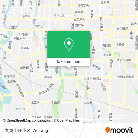 九龙山庄小区 map