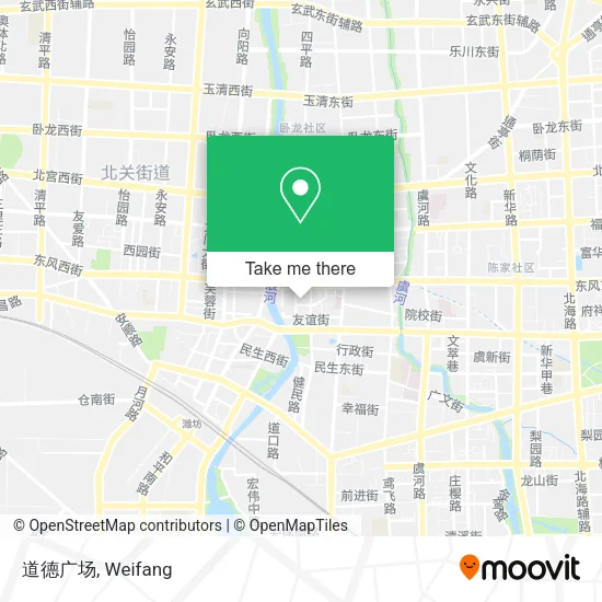 道德广场 map