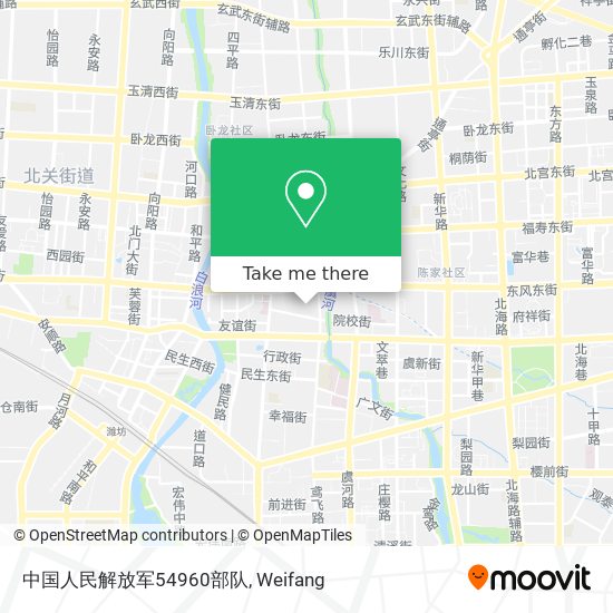 中国人民解放军54960部队 map
