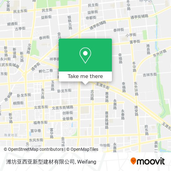 潍坊亚西亚新型建材有限公司 map