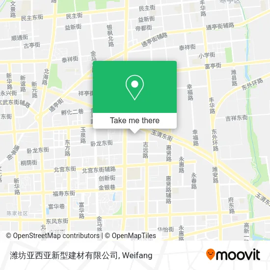 潍坊亚西亚新型建材有限公司 map