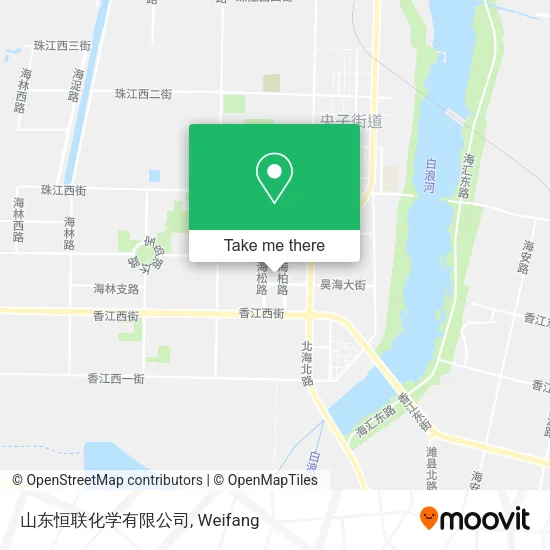 山东恒联化学有限公司 map