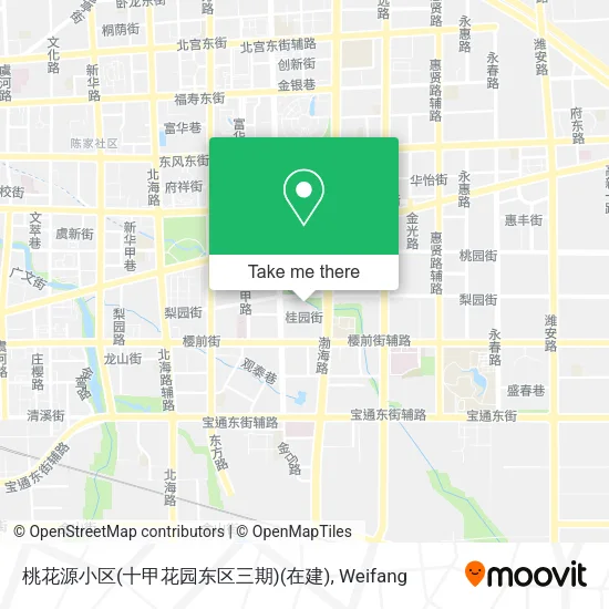 桃花源小区(十甲花园东区三期)(在建) map