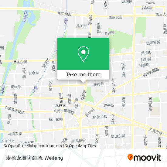 麦德龙潍坊商场 map