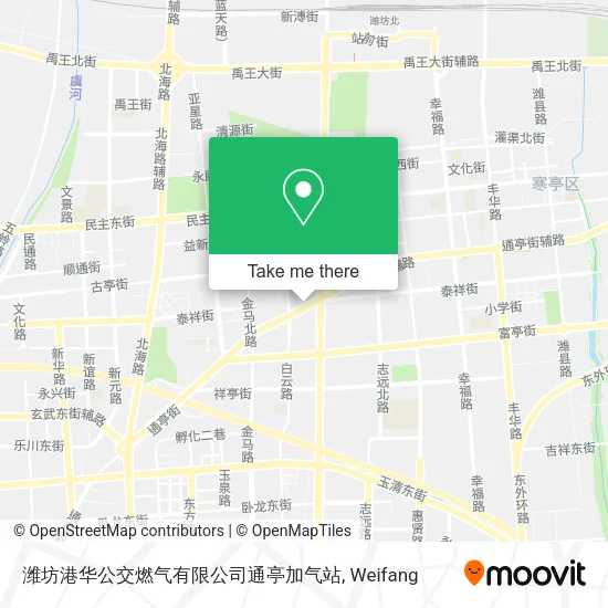 潍坊港华公交燃气有限公司通亭加气站 map