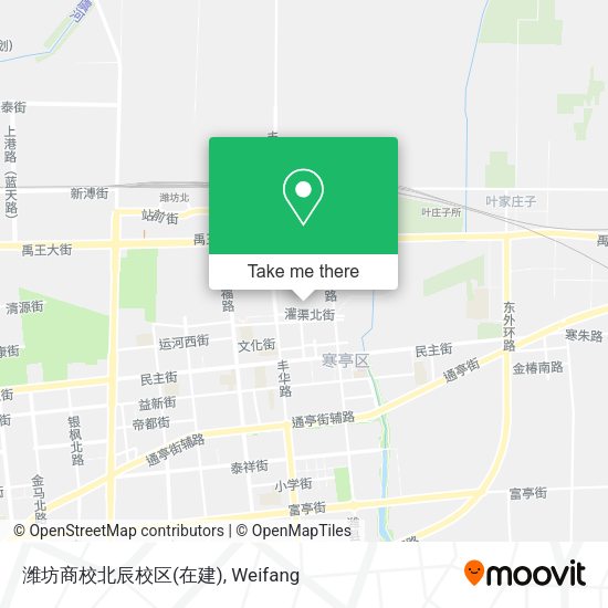 潍坊商校北辰校区(在建) map