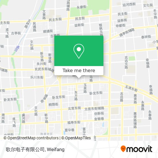 歌尔电子有限公司 map
