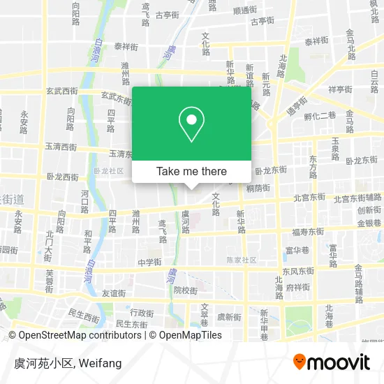 虞河苑小区 map