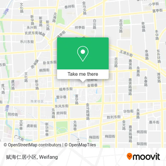 赋海仁居小区 map