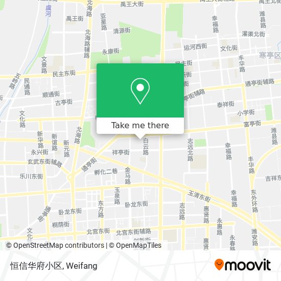 恒信华府小区 map