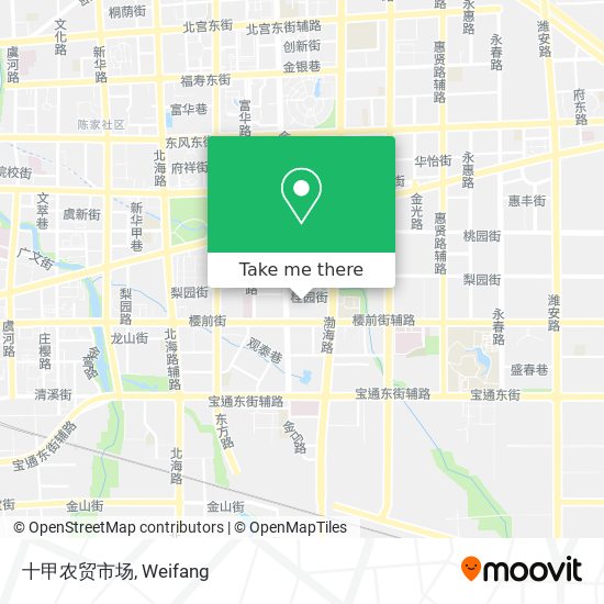十甲农贸市场 map
