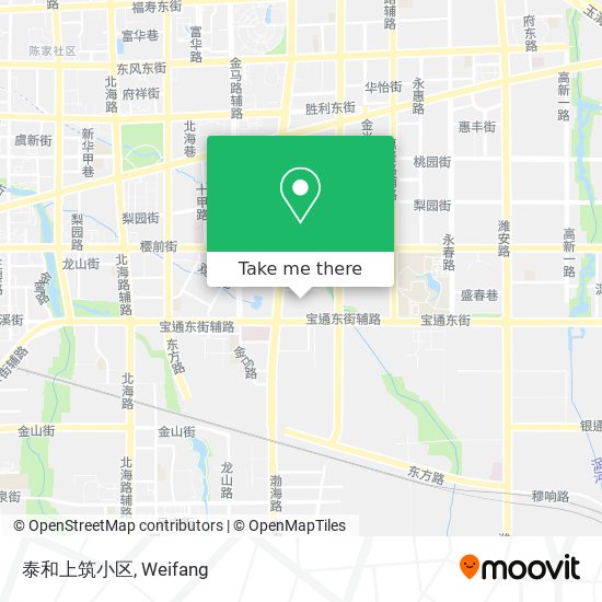 泰和上筑小区 map