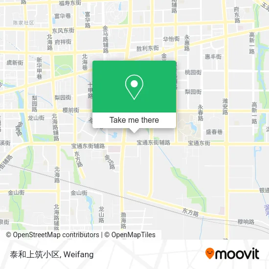 泰和上筑小区 map