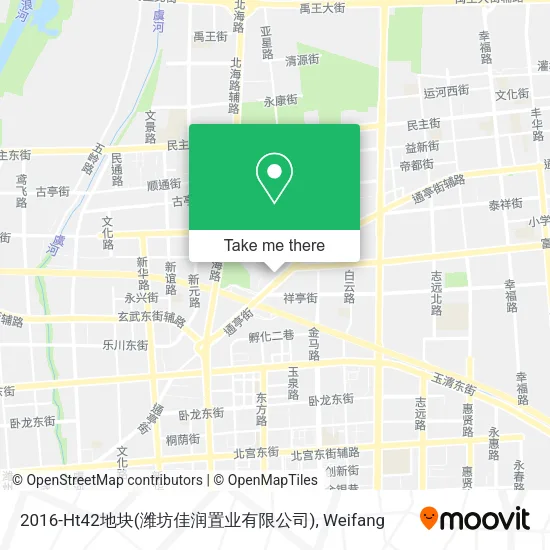 2016-Ht42地块(潍坊佳润置业有限公司) map