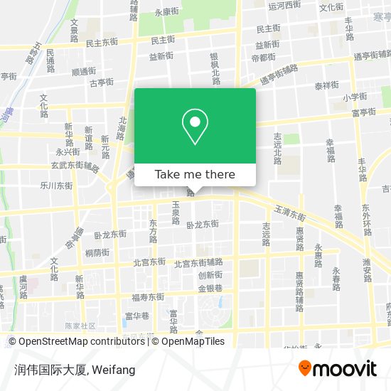 润伟国际大厦 map