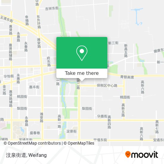 汶泉街道 map