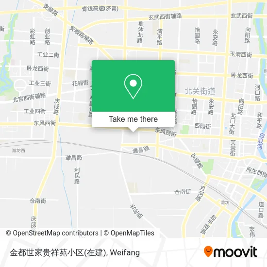 金都世家贵祥苑小区(在建) map