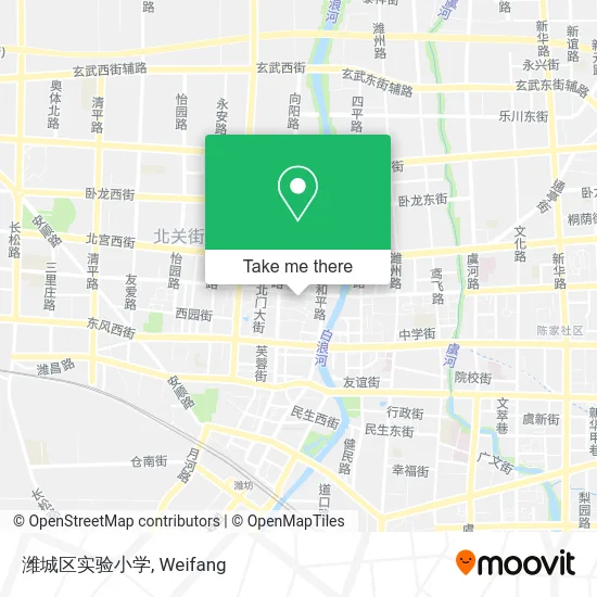 潍城区实验小学 map