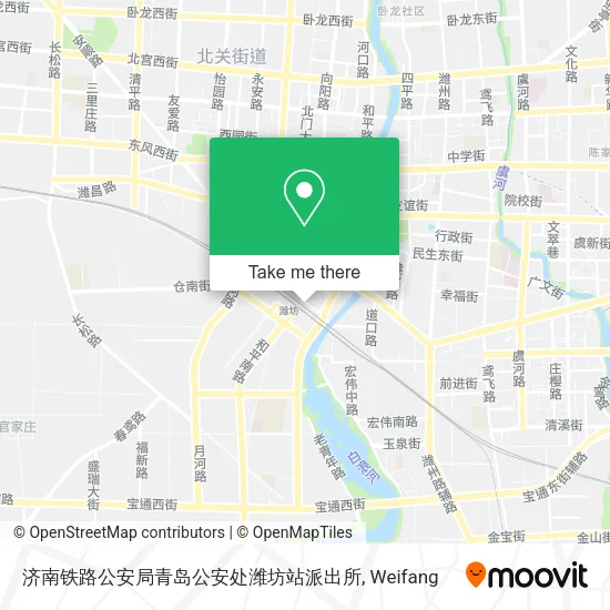 济南铁路公安局青岛公安处潍坊站派出所 map