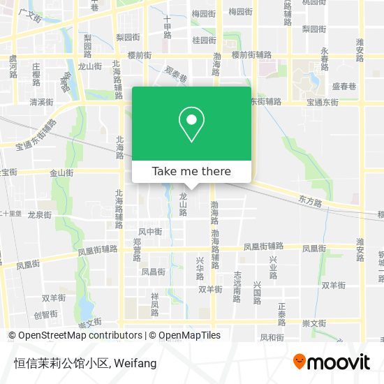 恒信茉莉公馆小区 map